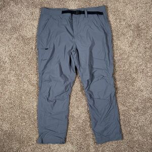 Marmot Pants Mens 40 Gray Outdoor Hiking Arch Rock Climbing Elastic Waist Belted